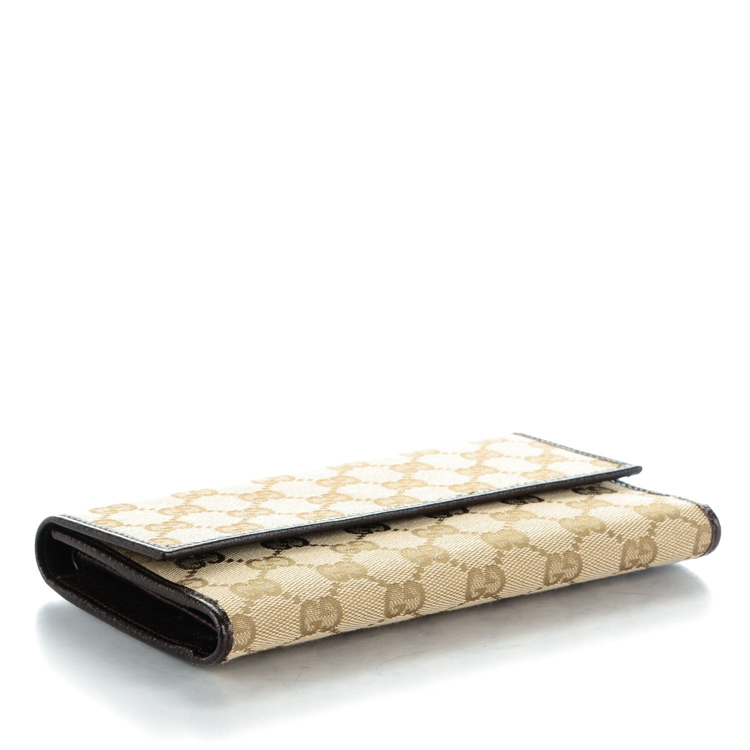 Gucci Monogram Continental Flap Wallet Dark Brown 4 of 7