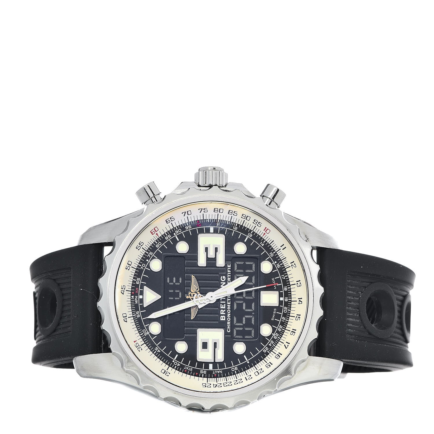Breitling Stainless Steel 48mm Chronospace Chronograph Quartz Watch Black A78365 3 of 6