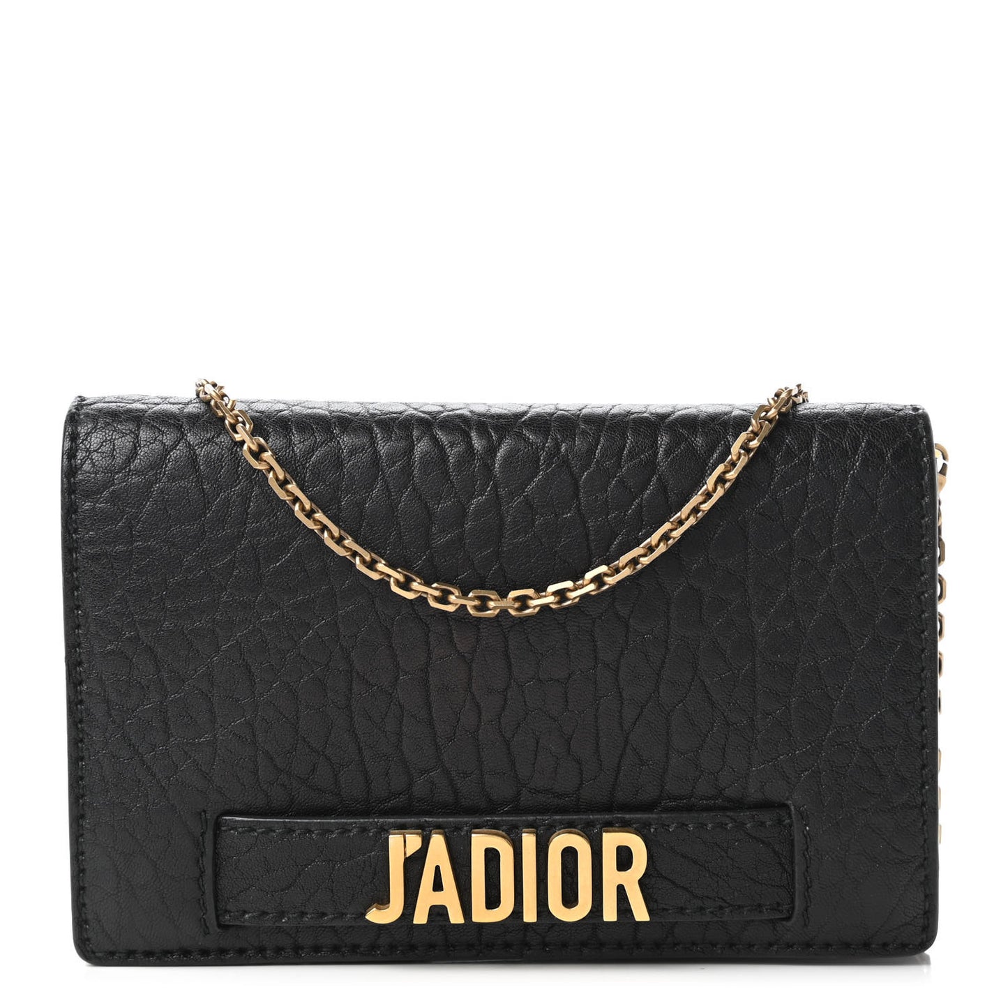 Canyon Grained Lambskin Dio(r)evolution Flap Bag Black