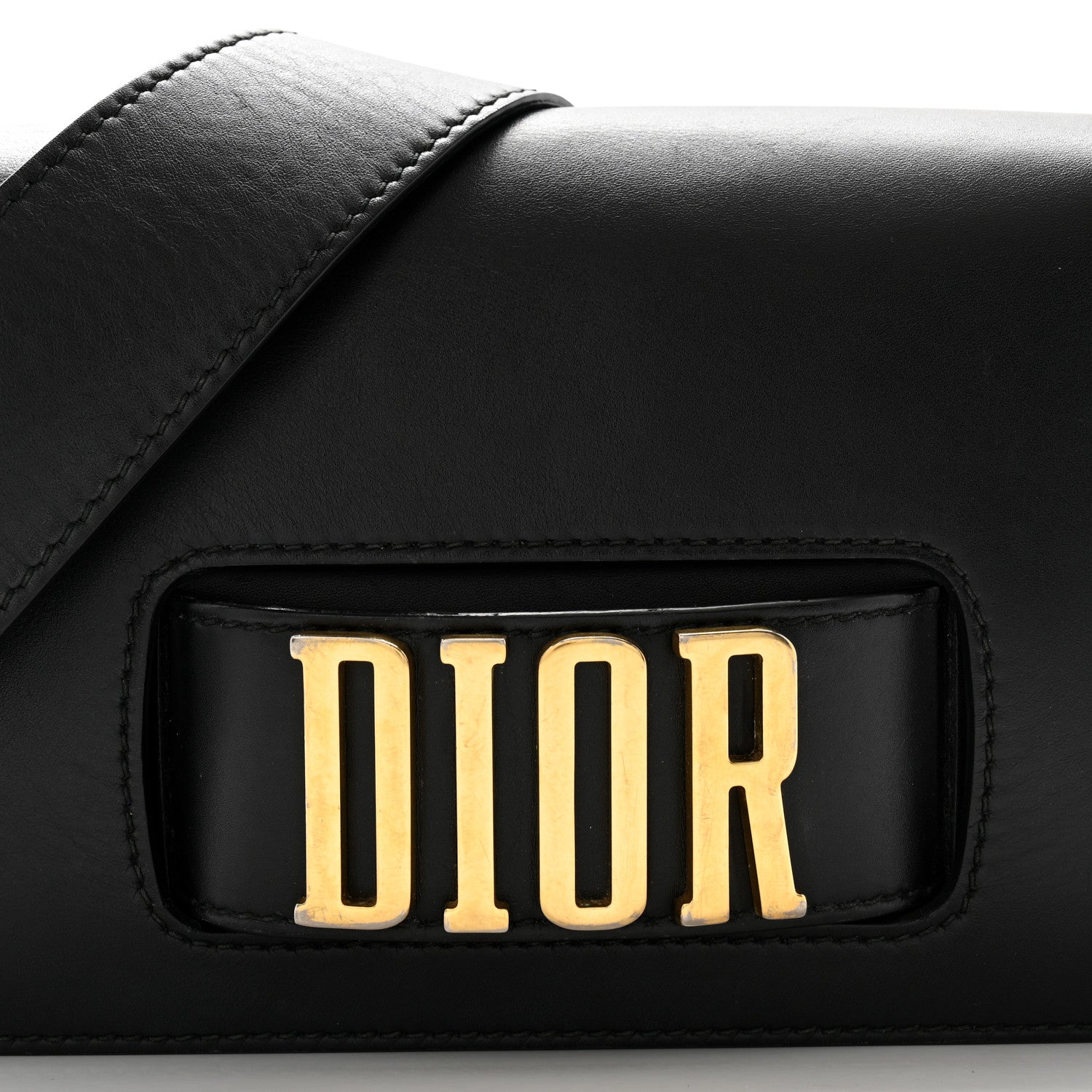 Christian Dior Smooth Calfskin Dio(r)evolution Flap Bag Black 8 of 12