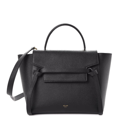 Celine Grained Calfskin Micro Belt Bag Black 1 of 9
