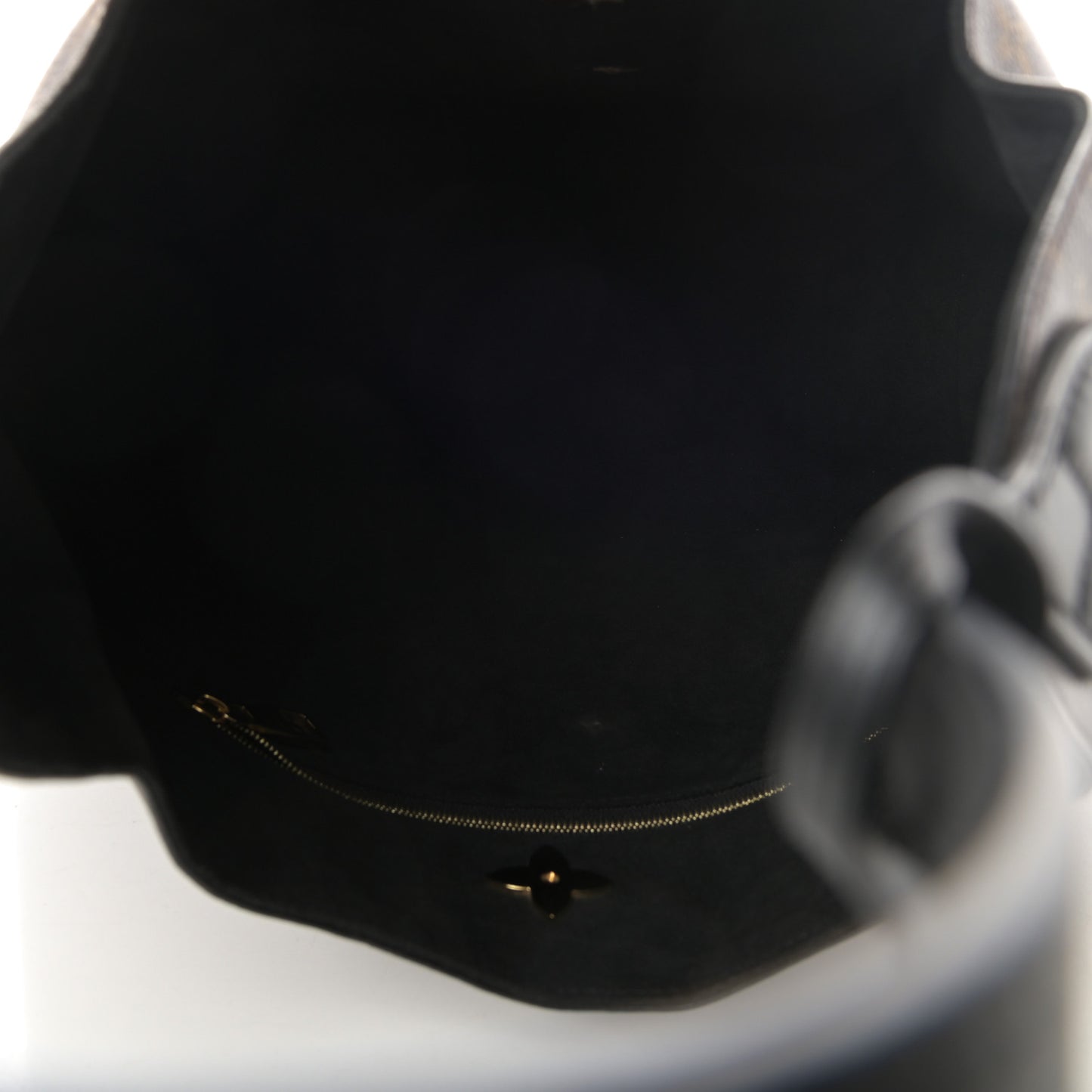 Monogram Flower Hobo Black