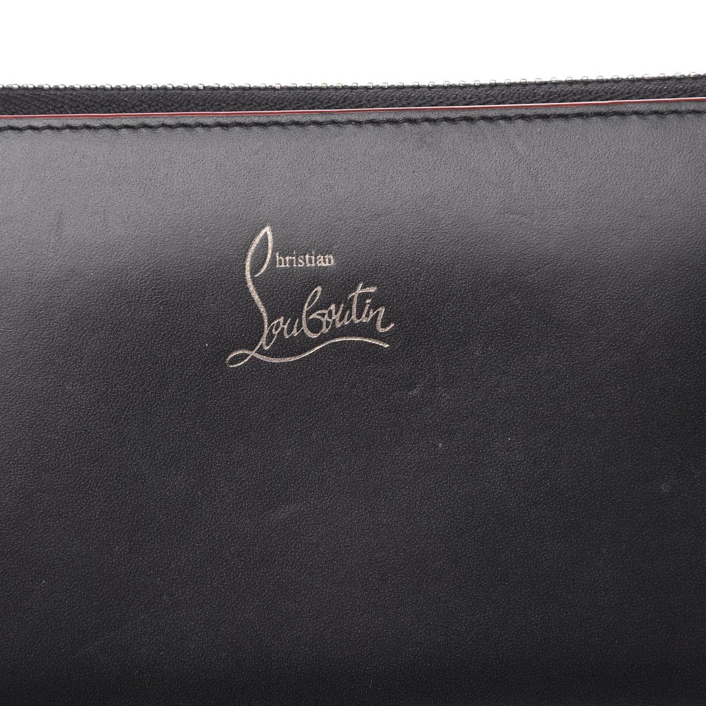 Calfskin Panettone Zip Around Wallet Black