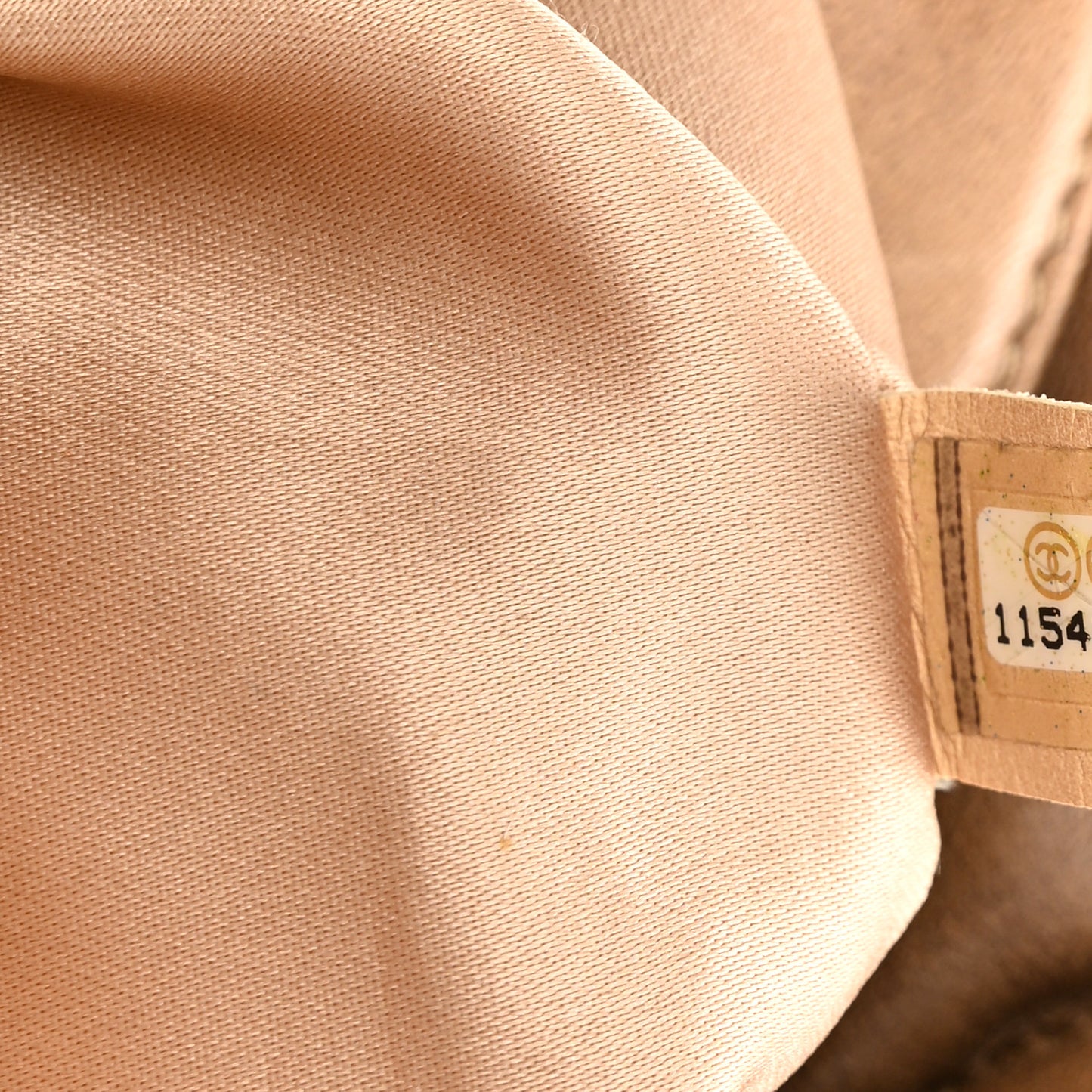 Lambskin Bubble Quilt Bowler Dark Beige