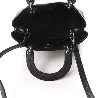 Christian Dior Bullcalf Mini Diorissimo Tote Black 4 of 9
