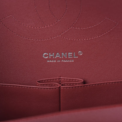 Chanel Caviar Quilted Jumbo Double Flap Dark Red 7 of 12