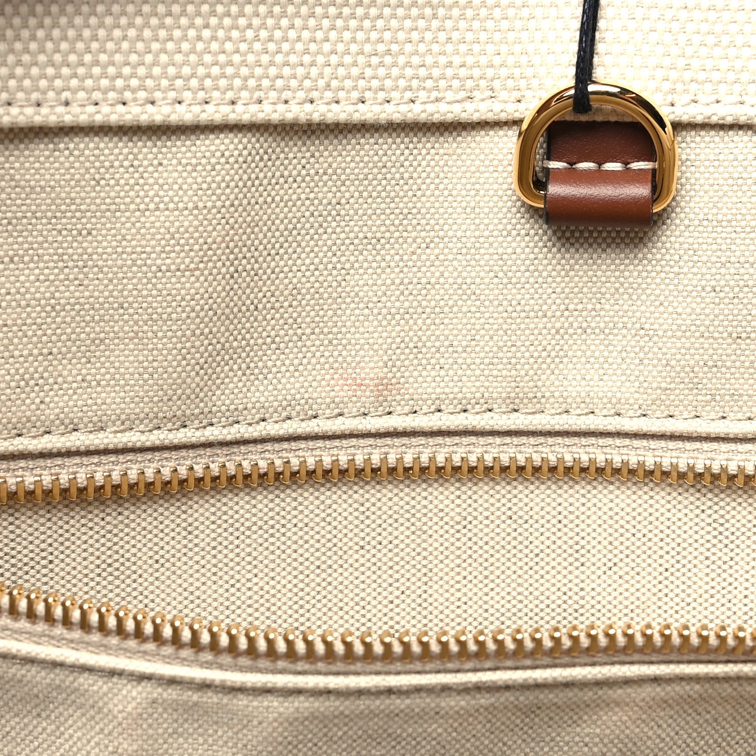 Burberry Canvas Smooth Calfskin Medium Two Tone Freya Tote Brown 12 of 15