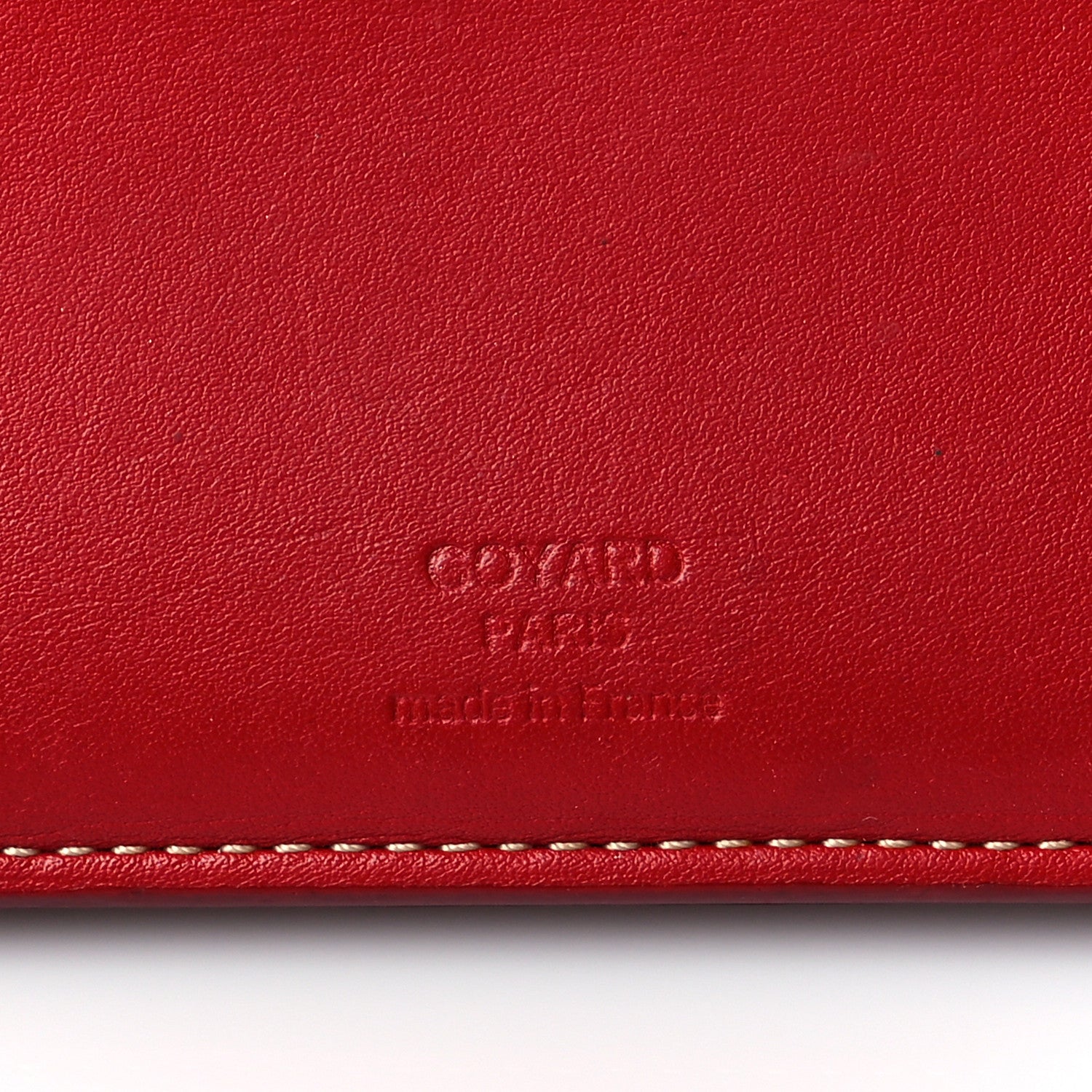 Goyard Goyardine Long Bi-Fold Wallet Red 7 of 18