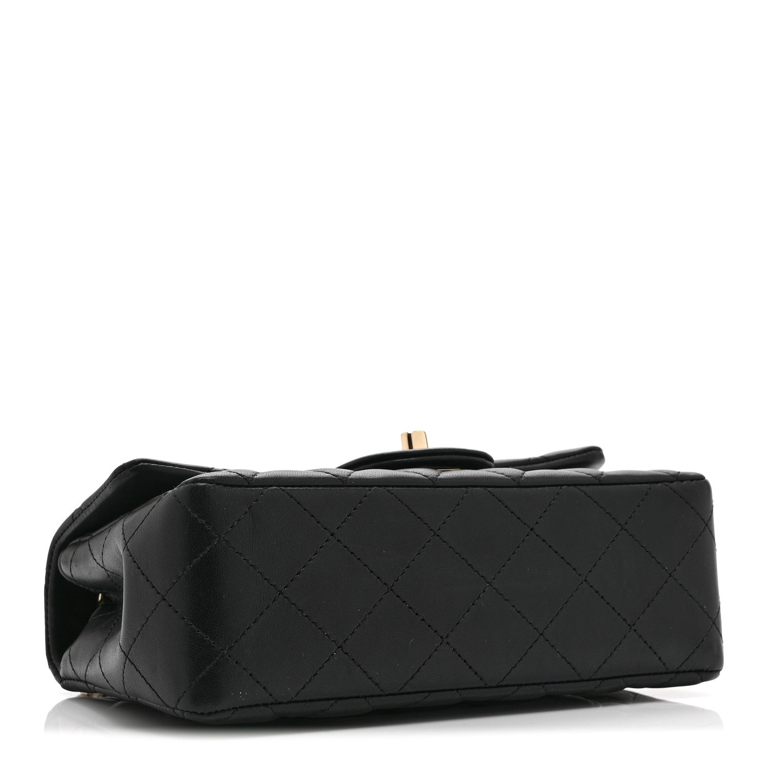 Chanel Lambskin Quilted Mini Coco Charms Rectangular Flap Black 4 of 10