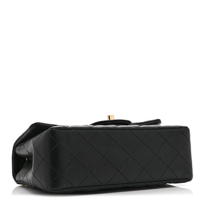 Chanel Lambskin Quilted Mini Coco Charms Rectangular Flap Black 4 of 10