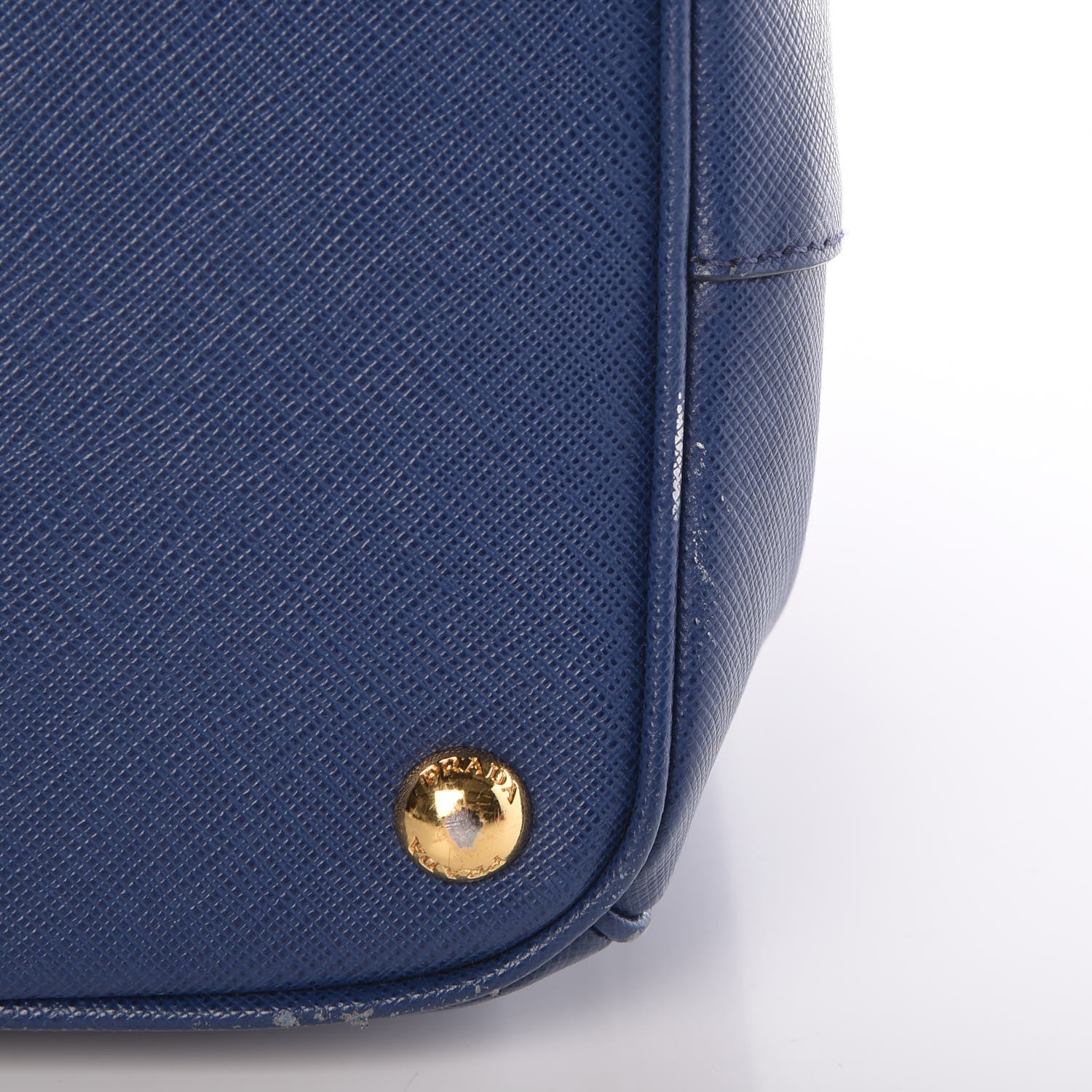 Prada Saffiano Lux Parabole Tote Bleuette 18 of 19