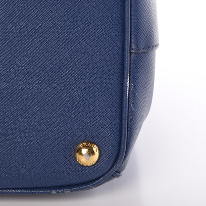 Prada Saffiano Lux Parabole Tote Bleuette 18 of 19