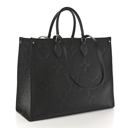 Louis Vuitton Empreinte Monogram Giant Onthego GM Black 3 of 8