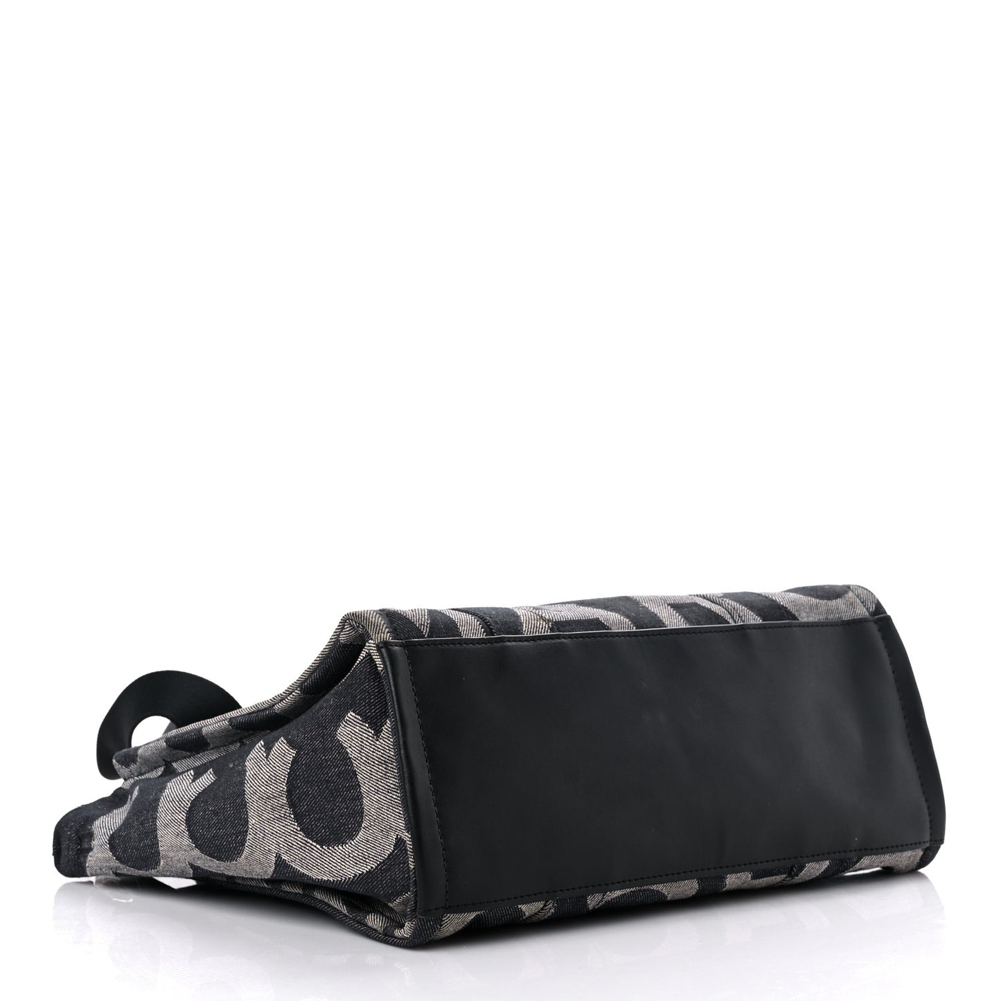 Denim Jacquard Medium The Monogram Tote Bag Denim Blue