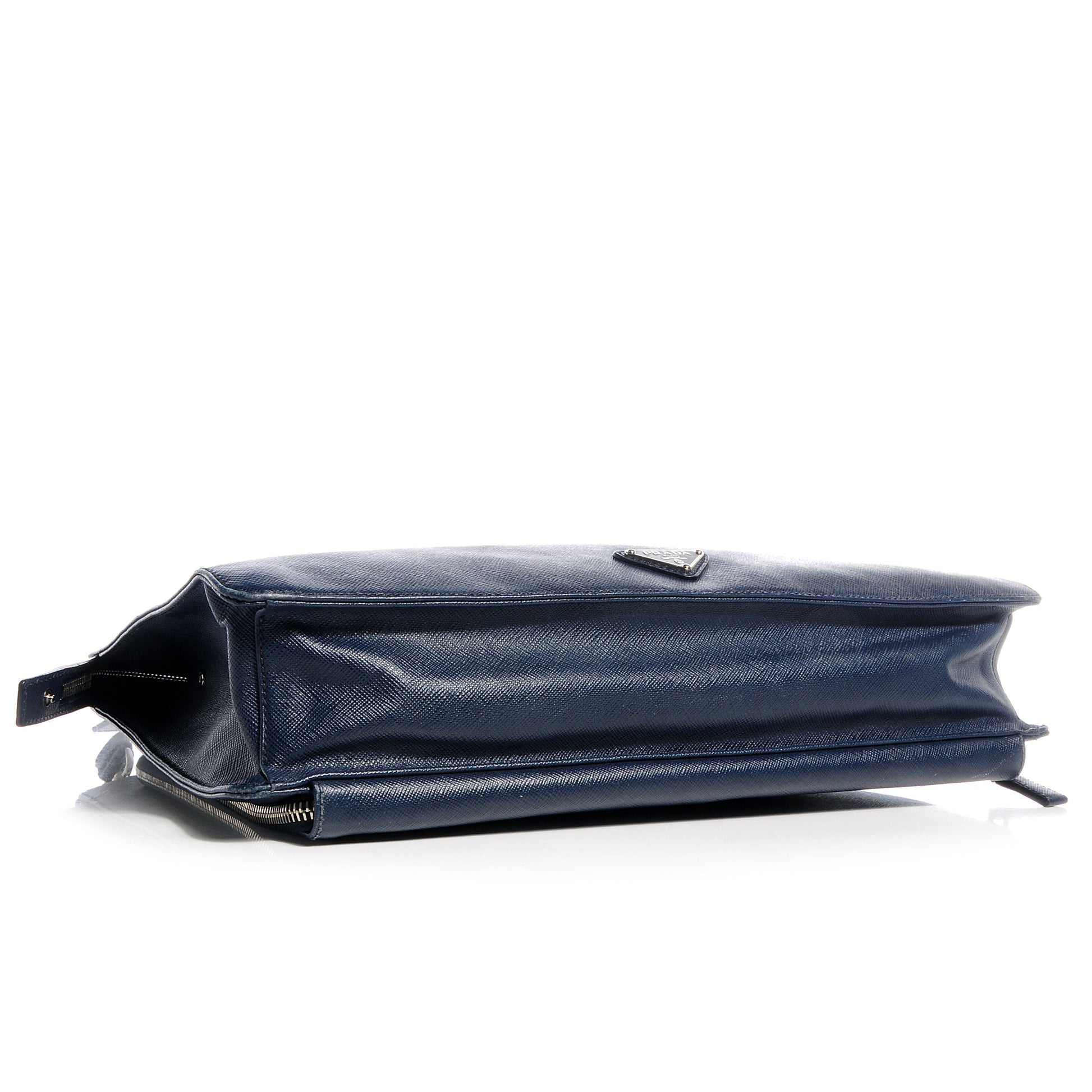 Prada Saffiano Travel Briefcase Baltico 4 of 11