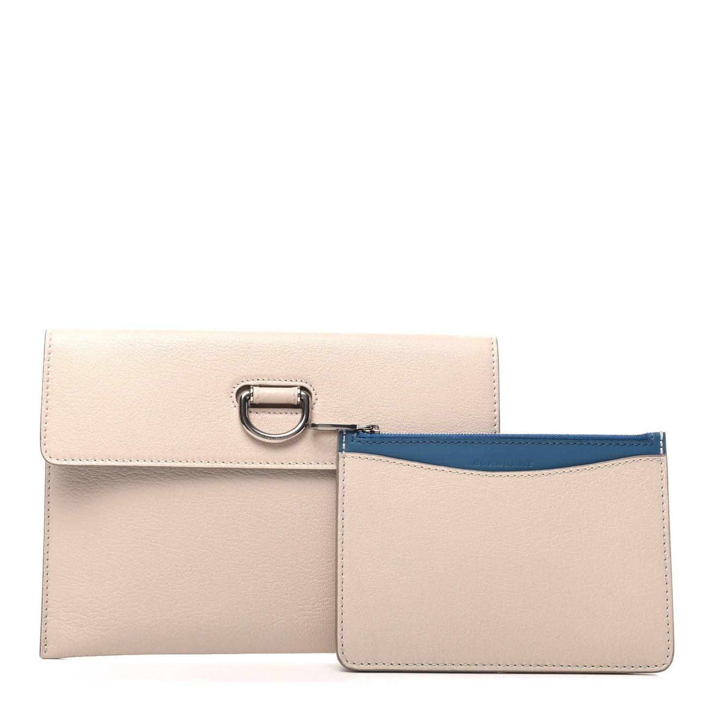 Goatskin Pendleton D-Ring Clutch Stone