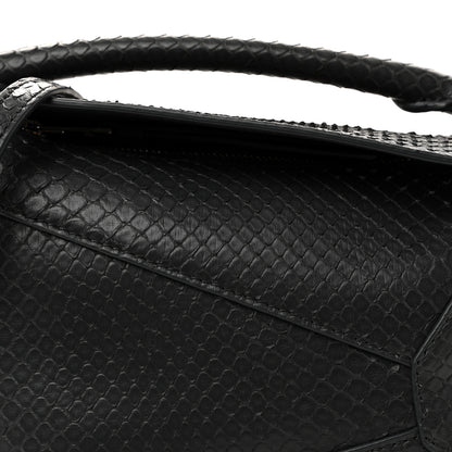 Loewe Snakeskin Mini Puzzle Bag Dark Grey 7 of 10