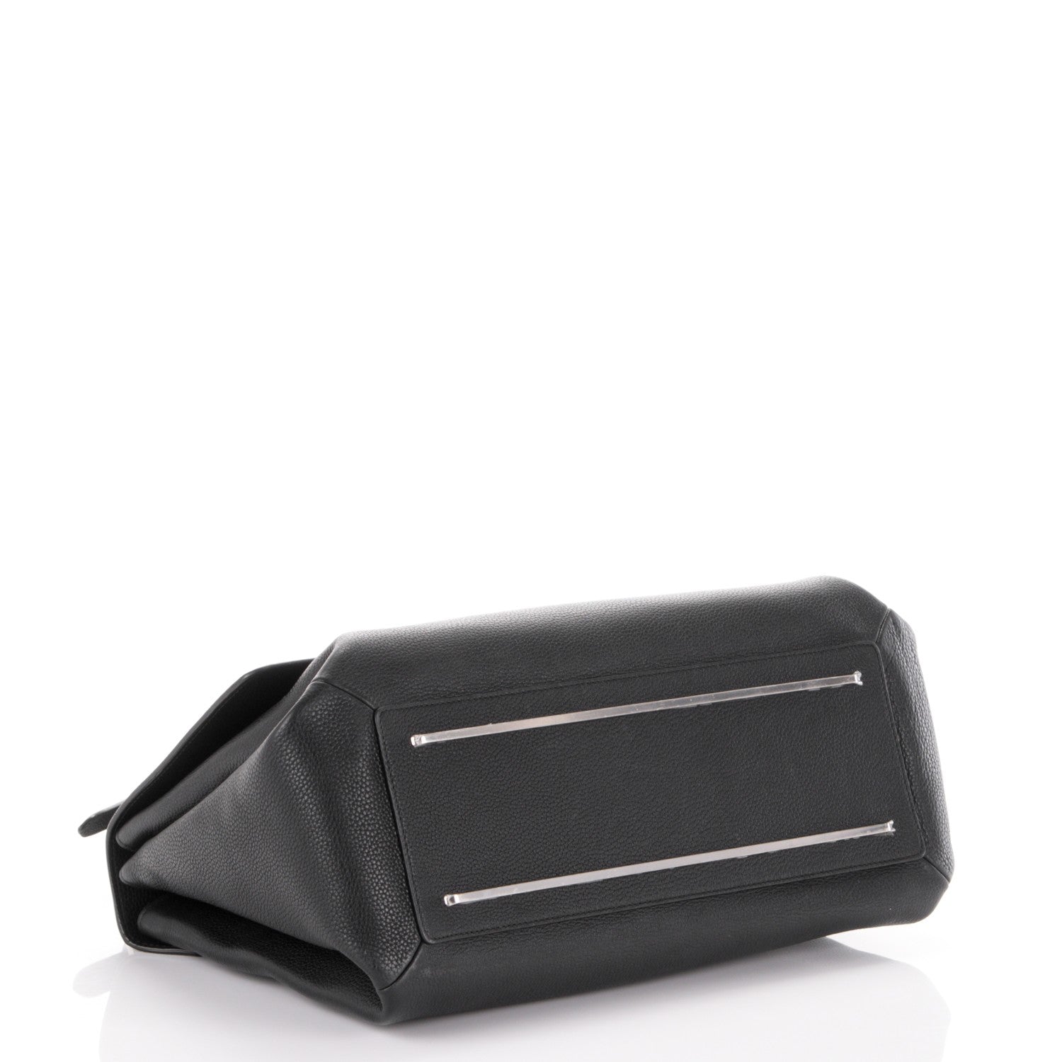 Balenciaga Baby Grained Calfskin Le Dix Large Soft Cartable Black 5 of 8