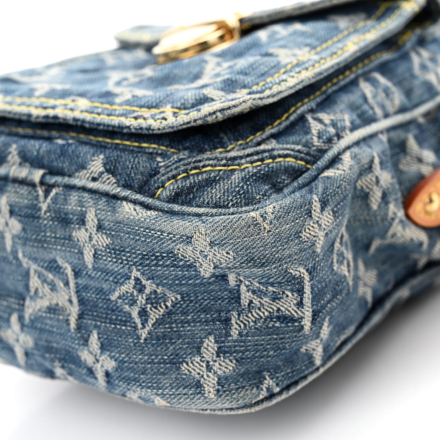 Denim Camera Bag Blue