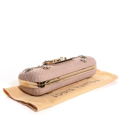 Louis Vuitton Python Long Minaudiere Tresor Clutch 3 of 7