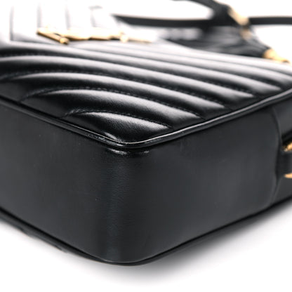 Saint Laurent Calfskin Matelasse Monogram Lou Camera Bag Black 10 of 11