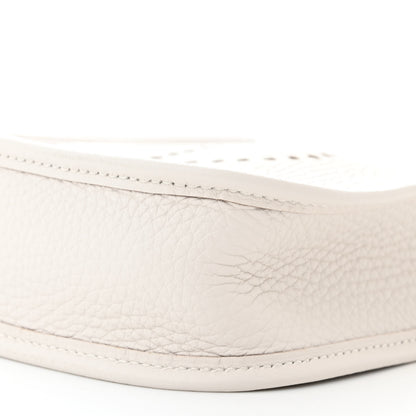 Hermes Taurillon Clemence Amazone Evelyne TPM Gris Pale 10 of 11