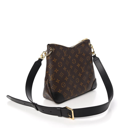 Louis Vuitton Monogram Odeon PM Black 2 of 10