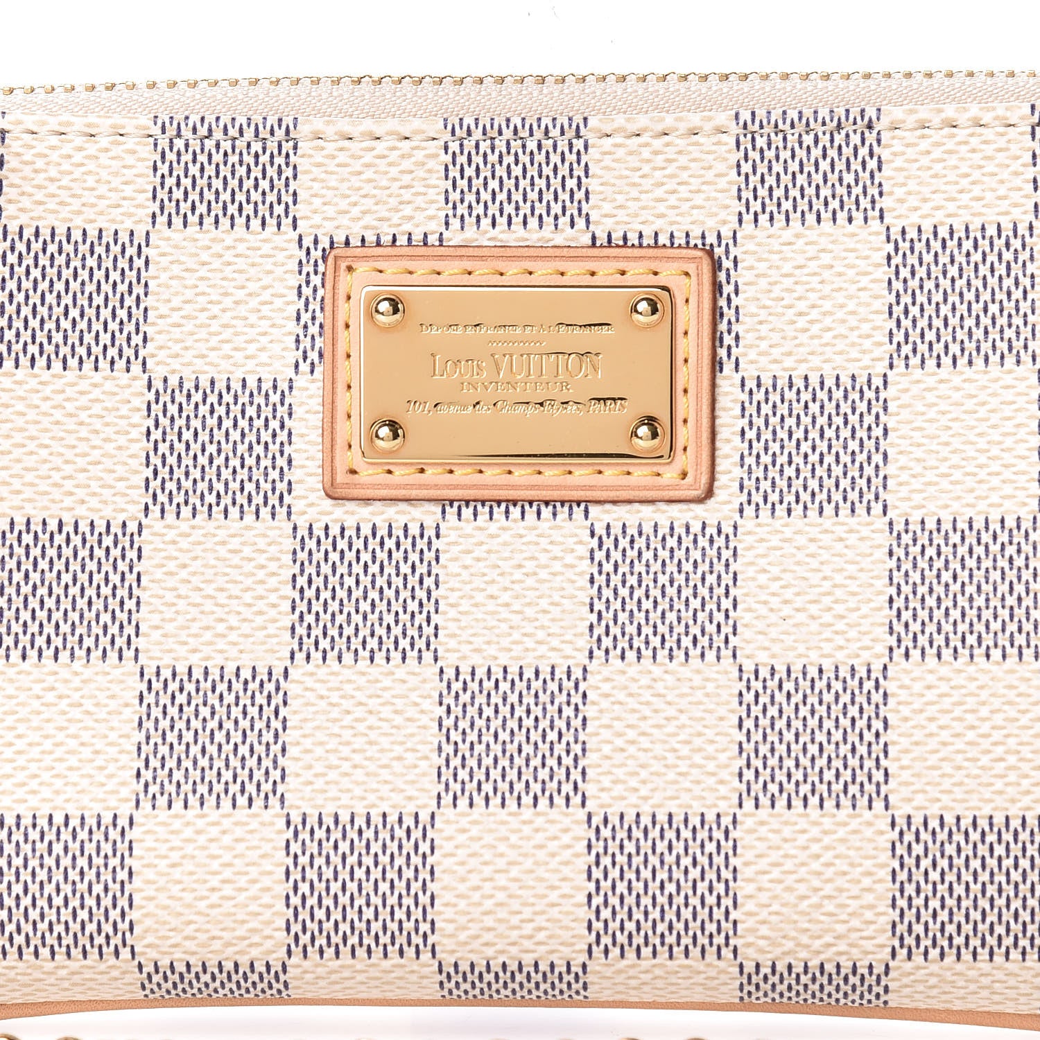 Louis Vuitton Damier Azur Pochette Milla MM 7 of 10