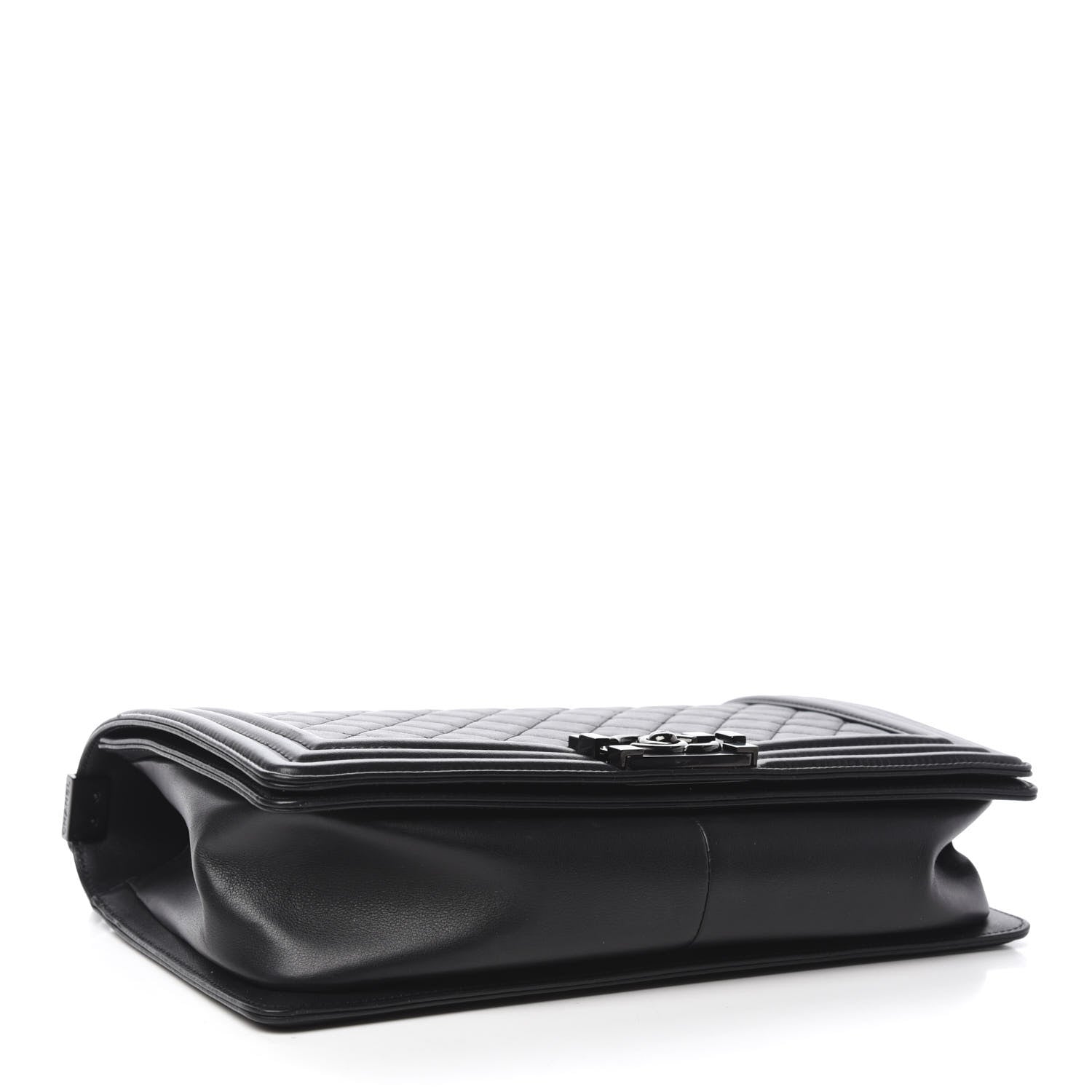 Chanel Calfskin Quilted New Medium Boy Flap So Black 4 of 11