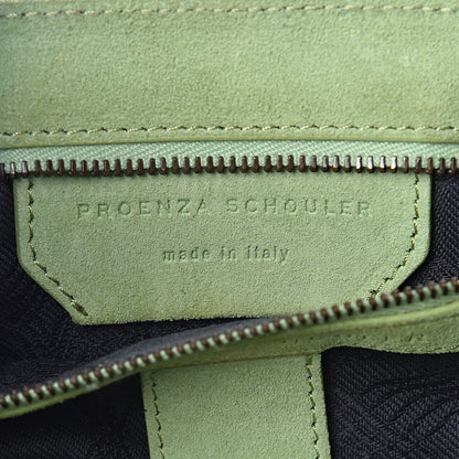 Proenza Schouler Suede Medium PS1 Satchel Grass 6 of 15