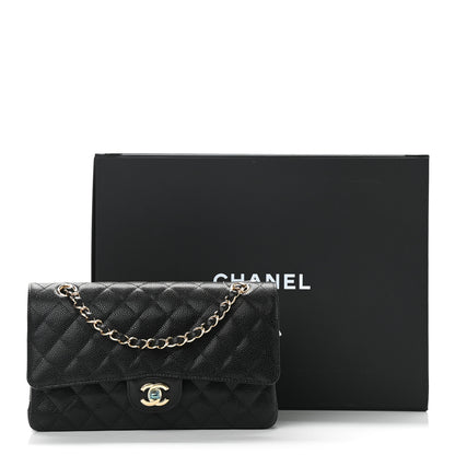 Chanel Caviar Quilted Medium Double Flap Black 10 of 10