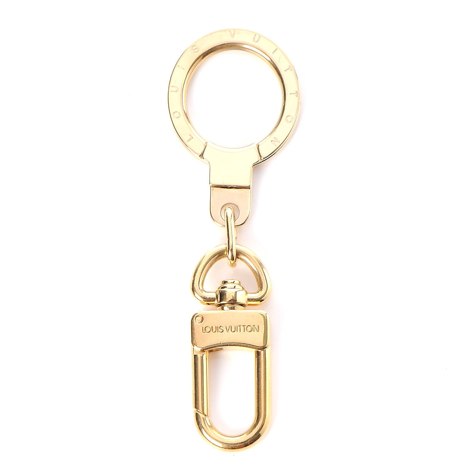 Louis Vuitton Pochette Extender Key Ring Gold 1 of 3