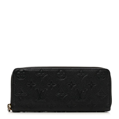 Louis Vuitton Empreinte Clemence Wallet Black 1 of 9
