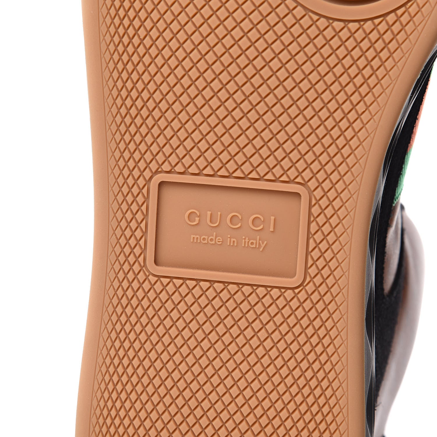 Gucci X DAPPER DAN Calfskin Suede GG Micro Monogram Mens High Top Sneakers 9 Brown 8 of 9