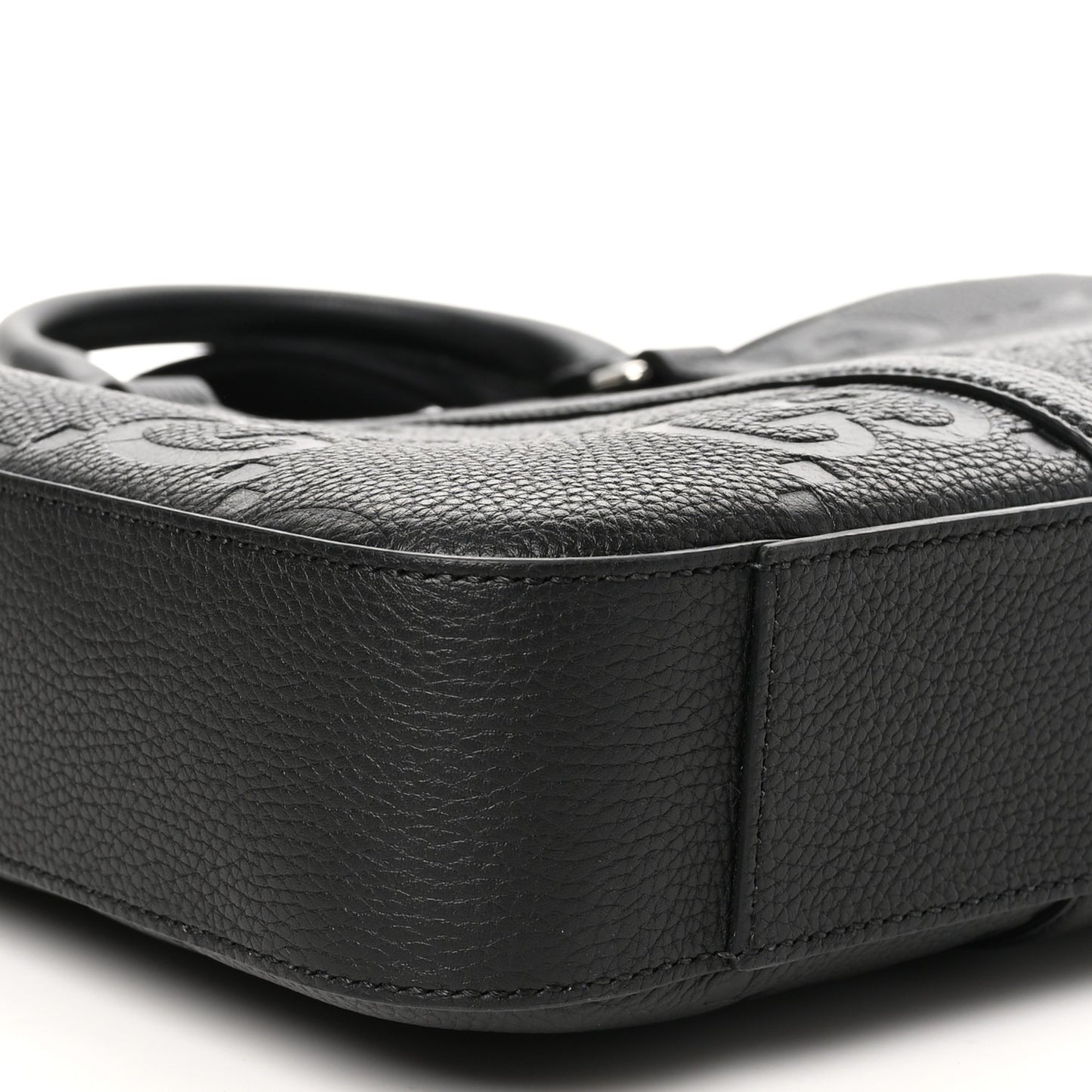Piuma Calfskin Jumbo GG Embossed Briefcase Black