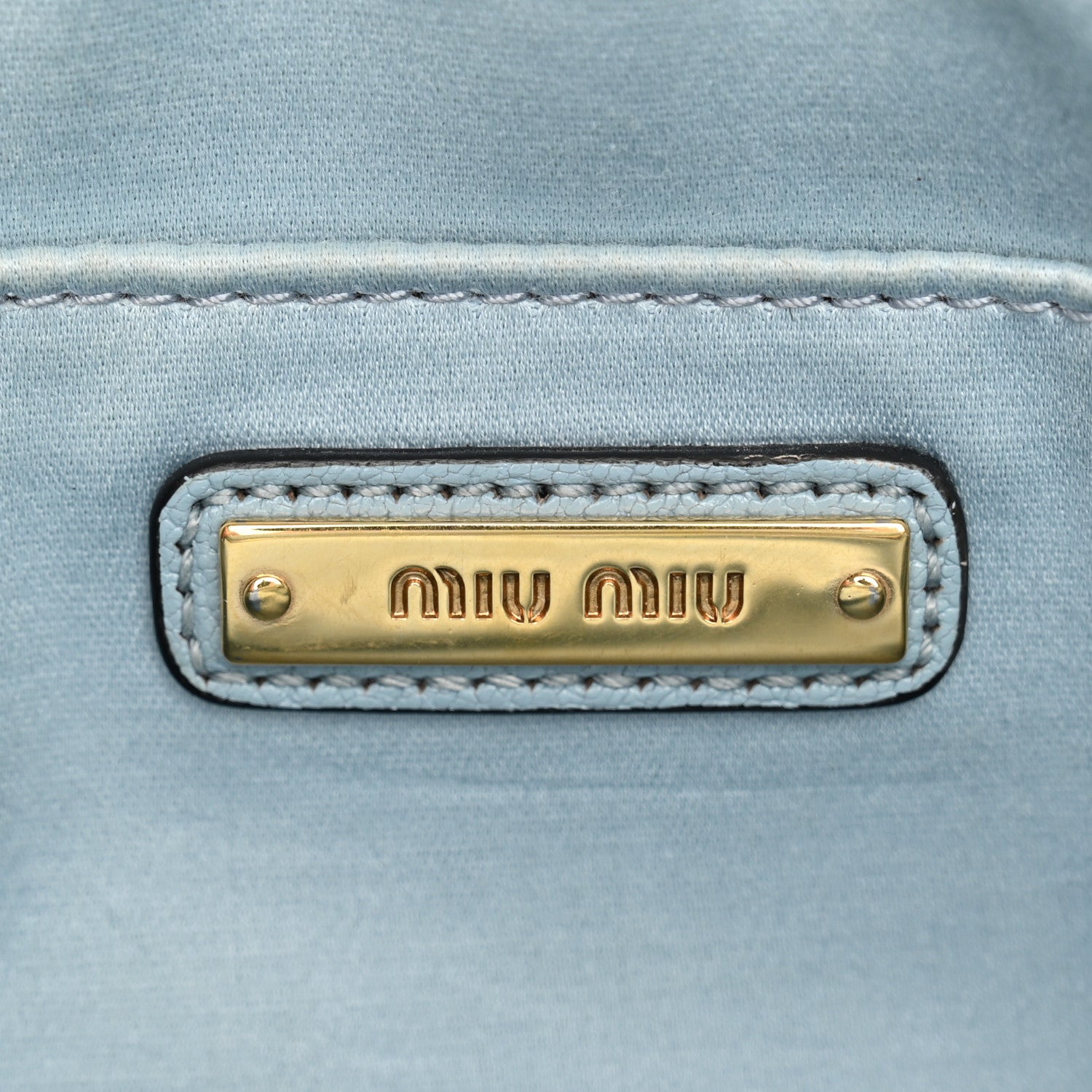 Miu Miu Madras Jacquard Camera Bag Lago 6 of 13