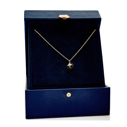 Louis Vuitton 18K Yellow Gold Diamond Black Onyx Color Blossom Medallion Pendant Necklace 6 of 6