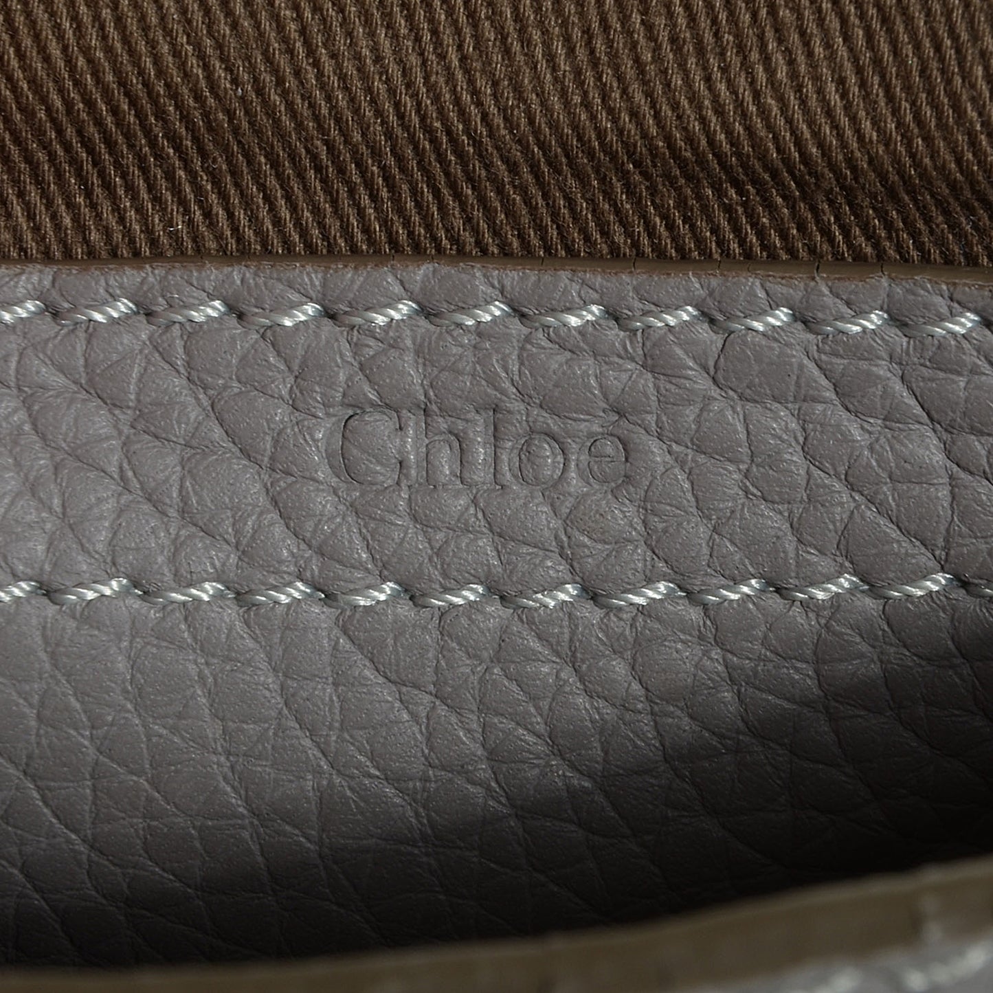 Calfskin Mini Marcie Round Crossbody Bag Cashmere Grey