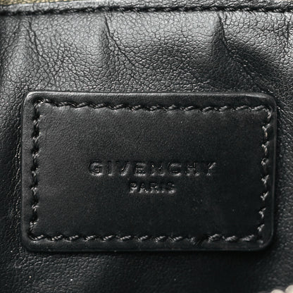 Givenchy Calfskin Egyptian Print Zip Pouch Olive 6 of 10