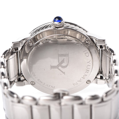 David Yurman Stainless Steel Diamond Bezel Mother of Pearl 38mm Classic Quartz Watch 5 of 8