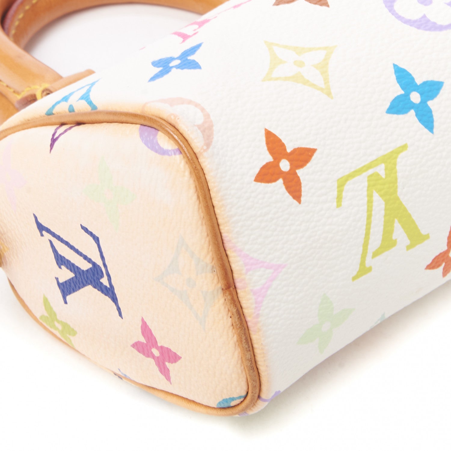 Louis Vuitton Monogram Multicolor Mini Sac HL Speedy White 6 of 8