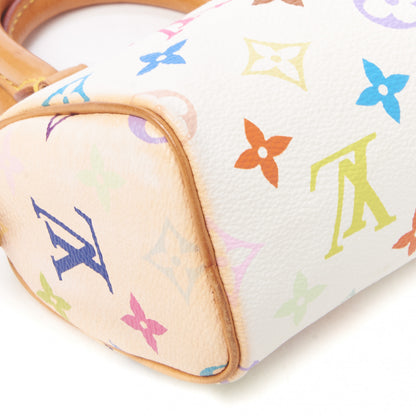 Louis Vuitton Monogram Multicolor Mini Sac HL Speedy White 6 of 8
