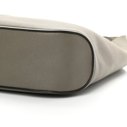 Salvatore Ferragamo Calfskin Margot Hobo Grey 10 of 10