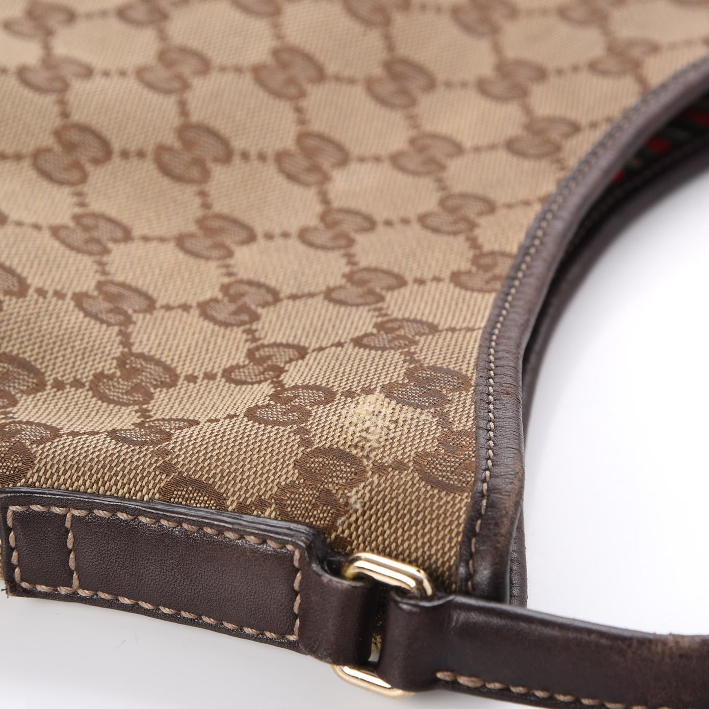 Monogram Medium New Britt Hobo Dark Brown