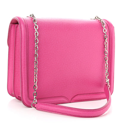 Alexander McQueen Calfskin Heroine Chain Satchel Pink 3 of 12