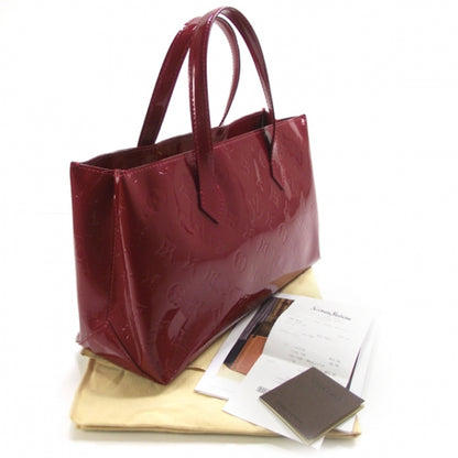 Louis Vuitton Vernis Wilshire PM Pomme D'Amour 3 of 9