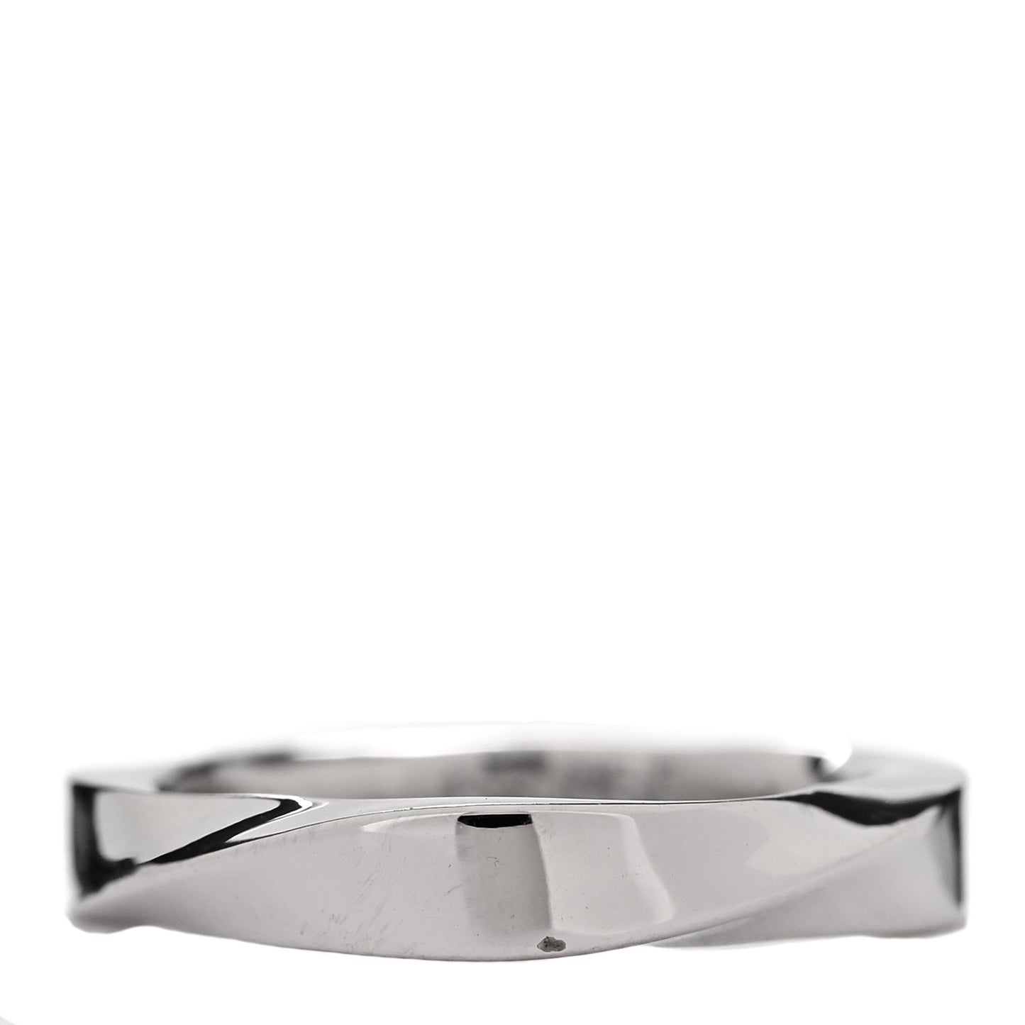 18K White Gold 3.5mm Laurence Graff Spiral Band Ring 47 4