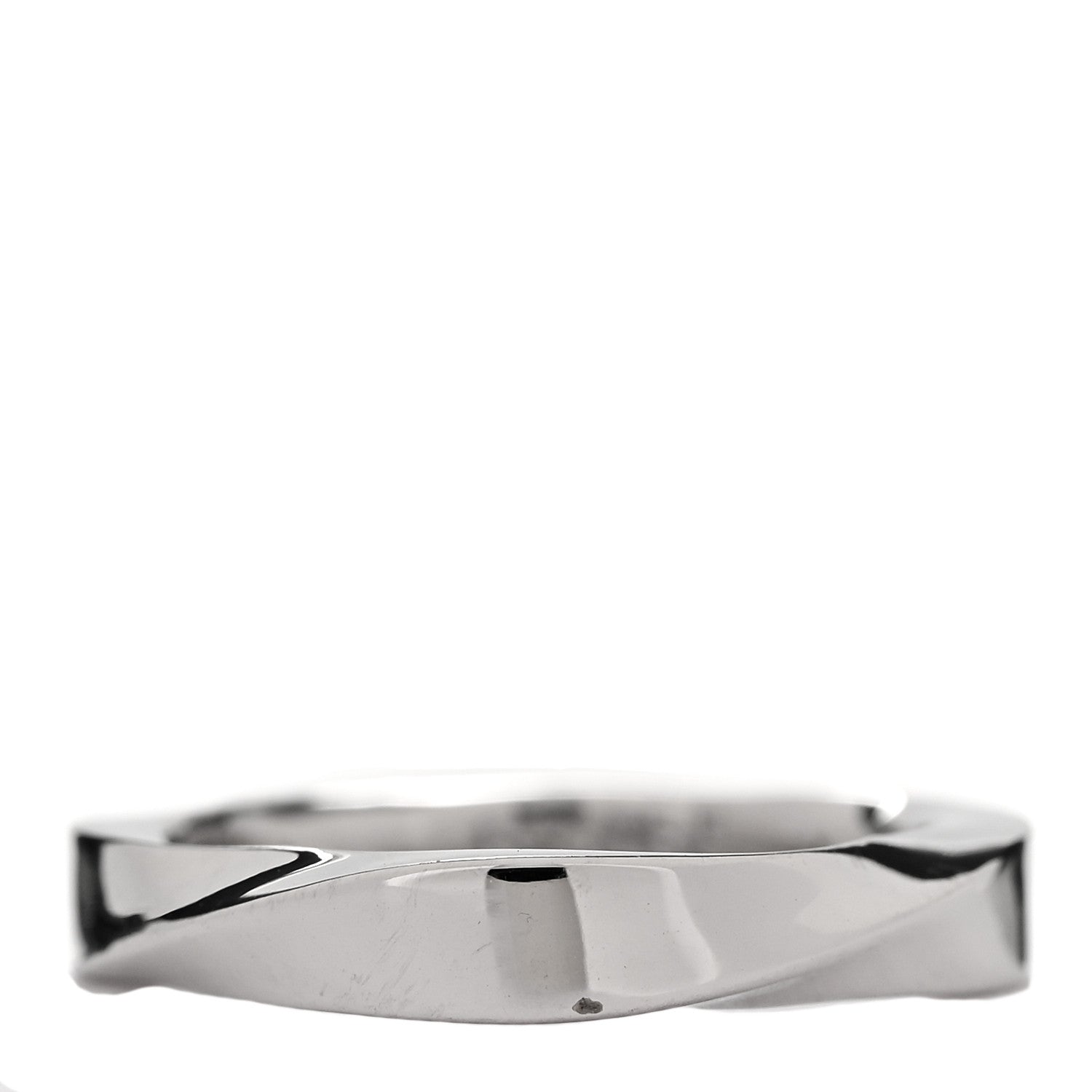 Graff 18K White Gold 3.5mm Laurence Graff Spiral Band Ring 47 4 1 of 6
