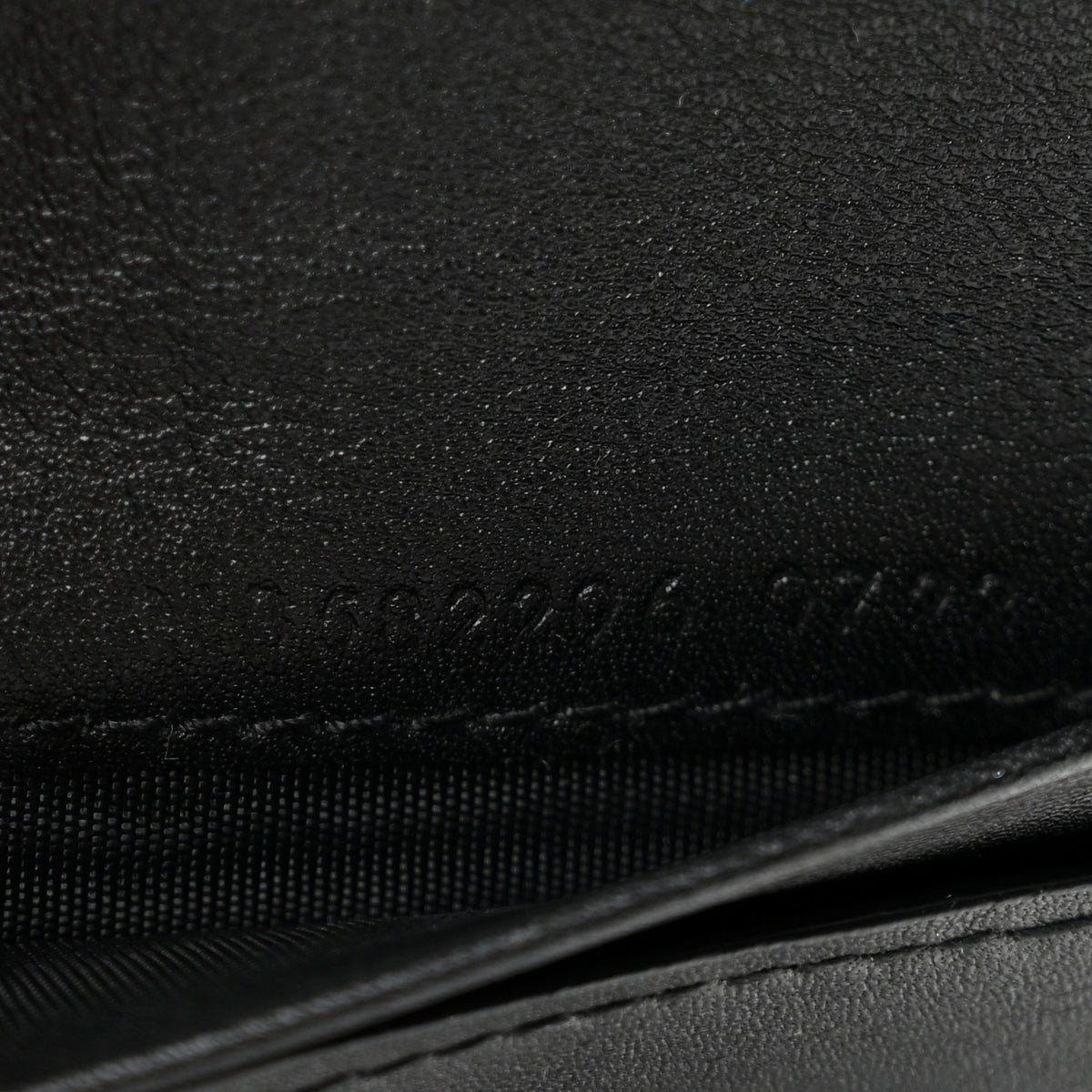 Shiny Calfskin Crocodile Embossed Monogram Uptown Compact Wallet  Black