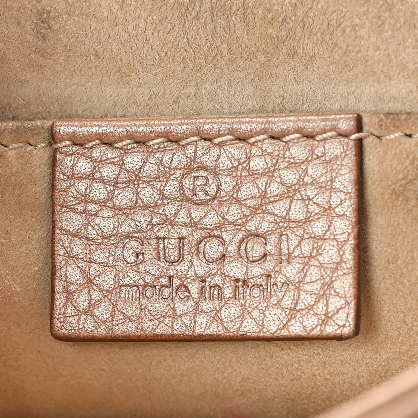 Pebbled Calfskin Small 1973 Chain Shoulder Bag Champagne